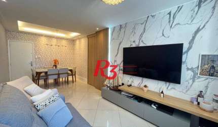 Apartamento à venda, 76 m² por R$ 550.000,00 - Campo Grande - Santos/SP