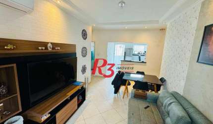 Apartamento com 2 dormitórios à venda, 70 m² por R$ 375.000,00 - Embaré - Santos/SP