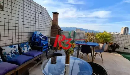 Apartamento com 3 dormitórios à venda, 142 m² por R$ 860.000,00 - Aparecida - Santos/SP