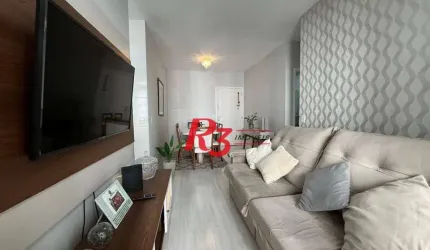Apartamento de 2 Quartos 64m2 Acqua Play Home &amp;  Resort por R$ 580.000 - Marapé - Santos/SP