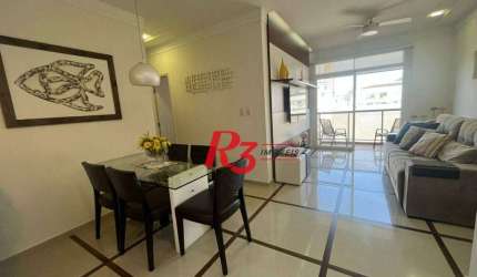Apartamento com 3 dormitórios à venda, 80 m² por R$ 490.000,00 - Balneário Cidade Atlântica - Guarujá/SP