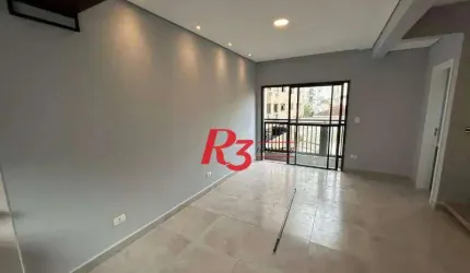 Village com 2 dormitórios para alugar, 116 m² por R$ 5.000,02/mês - Marapé - Santos/SP