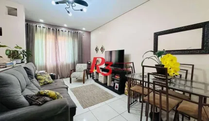 Casa com 3 dormitórios à venda, 118 m² por R$ 720.000,00 - Marapé - Santos/SP