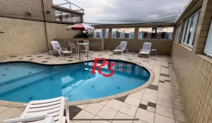 Apartamento com 2 dormitórios à venda, 90 m² por R$ 750.000,00 - Embaré - Santos/SP
