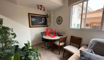 Village com 2 dormitórios à venda, 104 m² por R$ 590.000,00 - Vila Mathias - Santos/SP