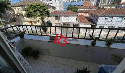 Apartamento à venda, 85 m² por R$ 370.000,00 - Aparecida - Santos/SP