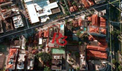 Terreno à venda, 1364 m² por R$ 13.650.000,00 - José Menino - Santos/SP