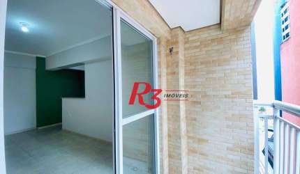 Apartamento com 2 dormitórios à venda, 51 m² por R$ 425.000,00 - José Menino - Santos/SP