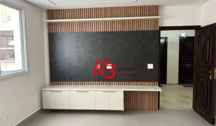 Apartamento com 4 quartos para alugar, 130 m² por R$ 7.700/mês - Embaré - Santos/SP
