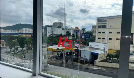 Sala para alugar, 148 m² por R$ 15.429,64/mês - Gonzaga - Santos/SP
