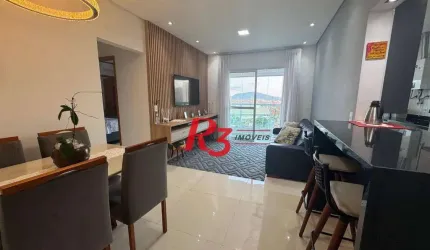 Apartamento com 2 dormitórios à venda, 73 m² por R$ 850.000,00 - Ponta da Praia - Santos/SP