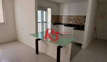 Apartamento com 2 dormitórios para alugar, 70 m² por R$ 4.294,00/mês - Embaré - Santos/SP
