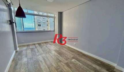 Kitnet com 1 dormitório à venda, 30 m² por R$ 310.000,00 - Boqueirão - Santos/SP