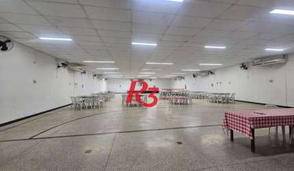 Salão para alugar, 750 m² por R$ 18.000,00/mês - Campo Grande - Santos/SP