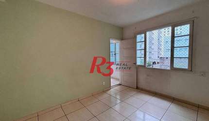 Apartamento com 1 dormitório para alugar, 65 m² por R$ 3.100,02 - José Menino - Santos/SP