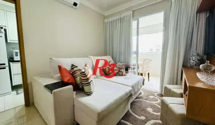 Apartamento com 2 dormitórios à venda, 66 m² por R$ 1.300.000,00 - Boqueirão - Santos/SP