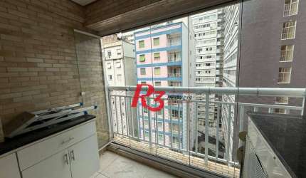 Apartamento com 2 dormitórios à venda, 68 m² por R$ 479.000,00 - José Menino - Santos/SP