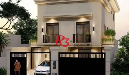Sobrado triplex à venda/lançamento no Boqueirão - Santos/SP