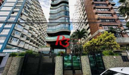 Apartamento com 4 dormitórios à venda, 270 m² por R$ 6.000.000,00 - Aparecida - Santos/SP