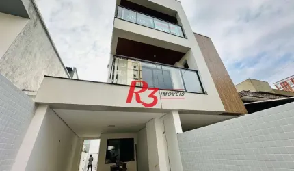 Casa com 3 dormitórios à venda, 206 m² por R$ 1.980.000,00 - Embaré - Santos/SP