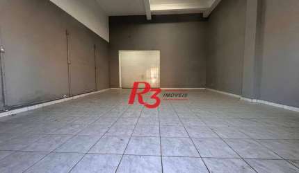 Salão para alugar, 60 m² - Macuco - Santos/SP