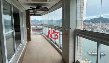 Apartamento com 3 dormitórios à venda, 189 m² por R$ 2.800.000,00 - Ponta da Praia - Santos/SP