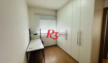 Apartamento com 1 dormitório para alugar, 45 m² por R$ 4.500,00/mês - Campo Grande - Santos/SP