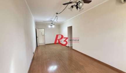 Apartamento com 2 dormitórios para alugar, 84 m² por R$ 3.500,00/mês - Vila Belmiro - Santos/SP