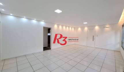 Apartamento com 3 dormitórios à venda, 139 m² por R$ 750.000,00 - Gonzaga - Santos/SP