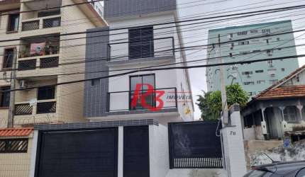 Village com 2 dormitórios à venda, 90 m² por R$ 688.000,00 - Campo Grande - Santos/SP