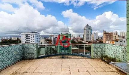 Cobertura no Jardins do Algarve, 260 m² - Ponta da Praia - Santos/SP
