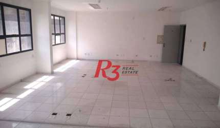 Sala, 81 m² - venda por R$ 230.000,00 ou aluguel por R$ 2.198,47/mês - Centro - Santos/SP