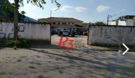 Terreno à venda, 1054 m² por R$ 4.900.000,00 - Macuco - Santos/SP