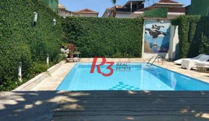 Sobrado com 3 dormitórios à venda, 275 m² - Embaré - Santos/SP