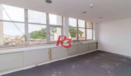 Sala para alugar, 189 m² - Centro - Santos/SP