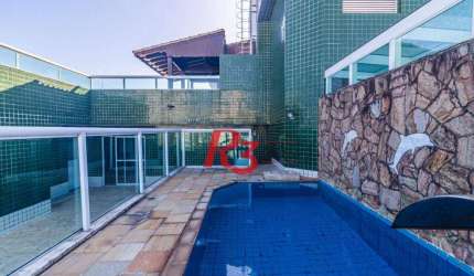 Cobertura com 3 dormitórios, 240 m² - venda por R$ 3.500.000,00 ou aluguel por R$ 20.000,00/mês - Canto do Forte - Praia Grande/SP