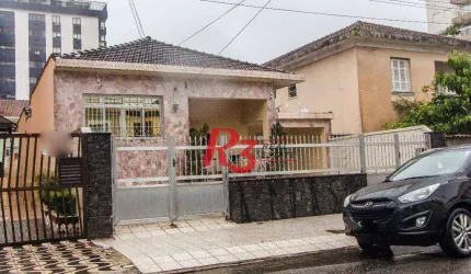 Casa com 4 dormitórios à venda, 254 m² - Marapé - Santos/SP