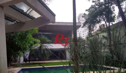 Sobrado, 593 m² - venda por R$ 9.000.000,00 ou aluguel por R$ 20.100,00/mês - José Menino - Santos/SP