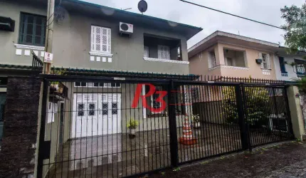 Sobrado, 450 m² - venda por R$ 4.500.000,00 ou aluguel por R$ 26.800,00/mês - Boqueirão - Santos/SP
