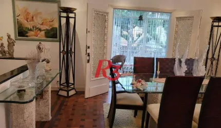 Casa com 4 dormitórios à venda, 480 m² - Gonzaga - Santos/SP