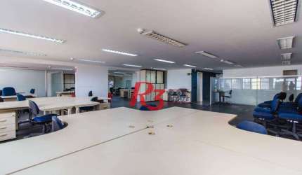 Sala para alugar, 221 m² por R$ 8.975,00/mês - Centro - Santos/SP
