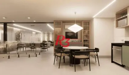 Cobertura com 4 quartos à venda, 370 m² por R$ 4.290.000 - Ponta da Praia - Santos/SP
