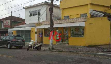 Galpão, 340 m² - venda por R$ 2.200.000,00 ou aluguel por R$ 12.626,74/mês - Macuco - Santos/SP