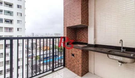 Apartamento Duplex com 3 dormitórios à venda, 131 m² por R$ 989.000,00 - Encruzilhada - Santos/SP
