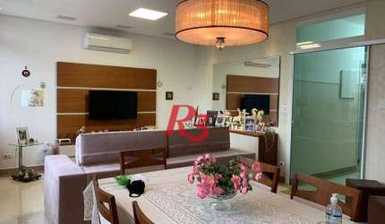 Casa com 2 dormitórios à venda, 118 m² - Aparecida - Santos/SP
