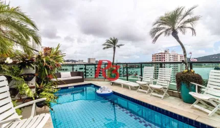 Cobertura à venda, 600 m² por R$ 3.850.000,00 - Ponta da Praia - Santos/SP