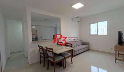 Apartamento com 2 dormitórios à venda, 69 m² por R$ 930.000,00 - Boqueirão - Santos/SP