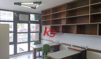 Sala para alugar, 45 m² por R$ 2.500,00/mês - Centro - Santos/SP