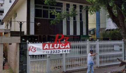 Sobrado para alugar, 376 m² - Ponta da Praia - Santos/SP