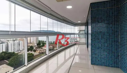 Apartamento, 255 m² - venda por R$ 4.670.000,00 ou aluguel por R$ 33.130,83/mês - Aparecida - Santos/SP